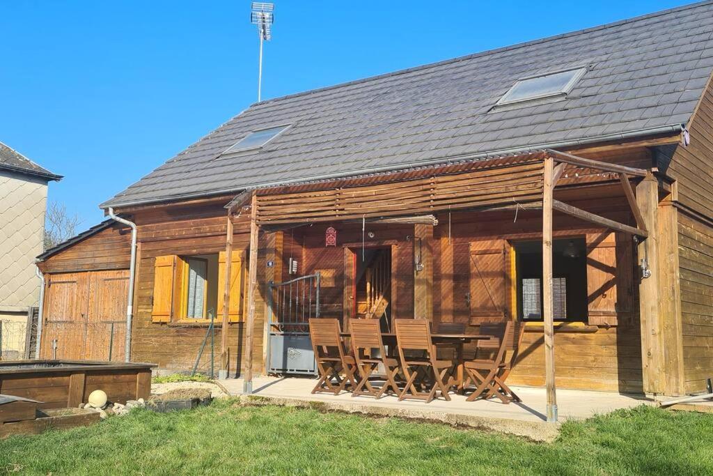 Chalet Antlana Maison Chaleureuse Signy-lʼAbbaye Exteriér fotografie